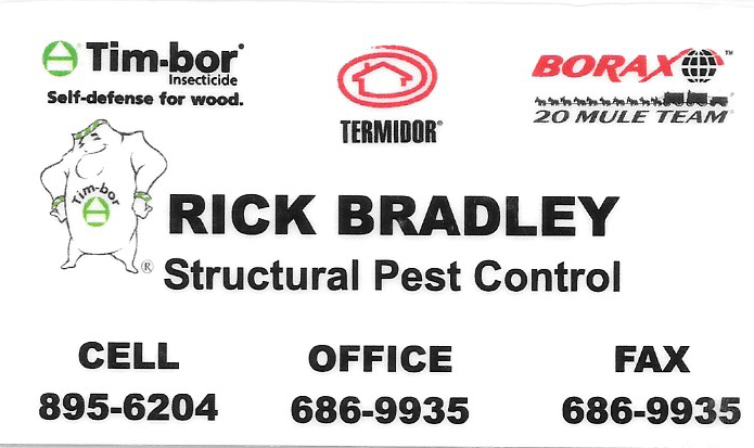 Rick Bradley Structural Pest Control Logo